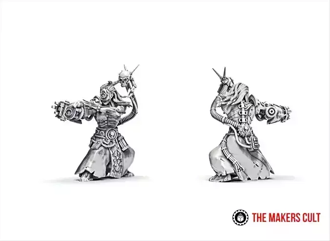 Dark Techno - Female Cybertechnic priest