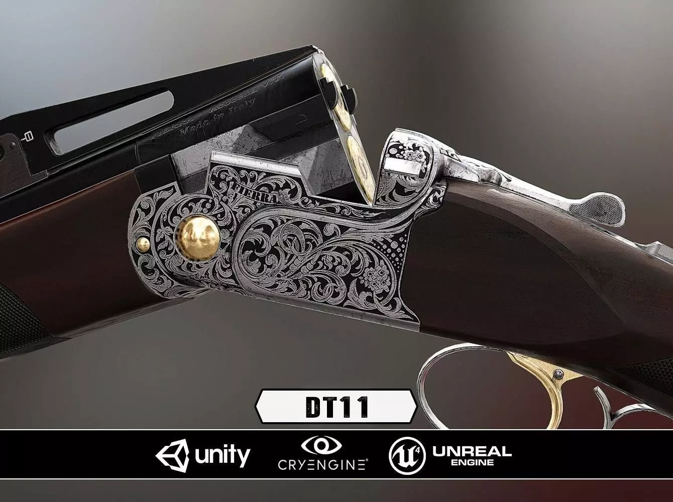 DT11  - Model and Textures Low-poly 3D model_0