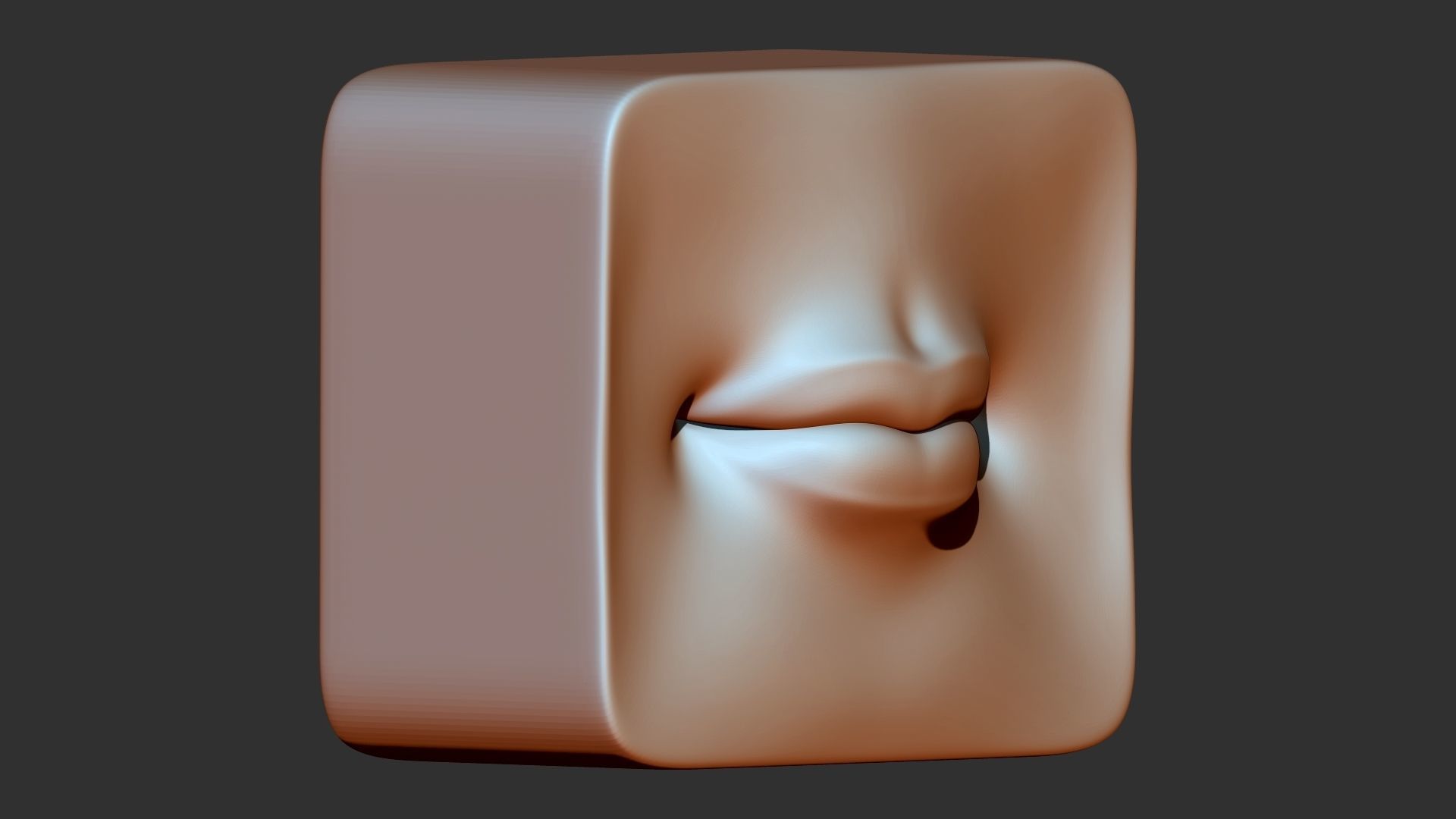 Lips 3d print model 3D print model_3