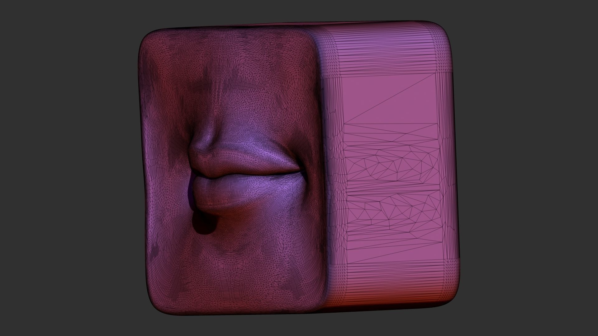 Lips 3d print model 3D print model_6