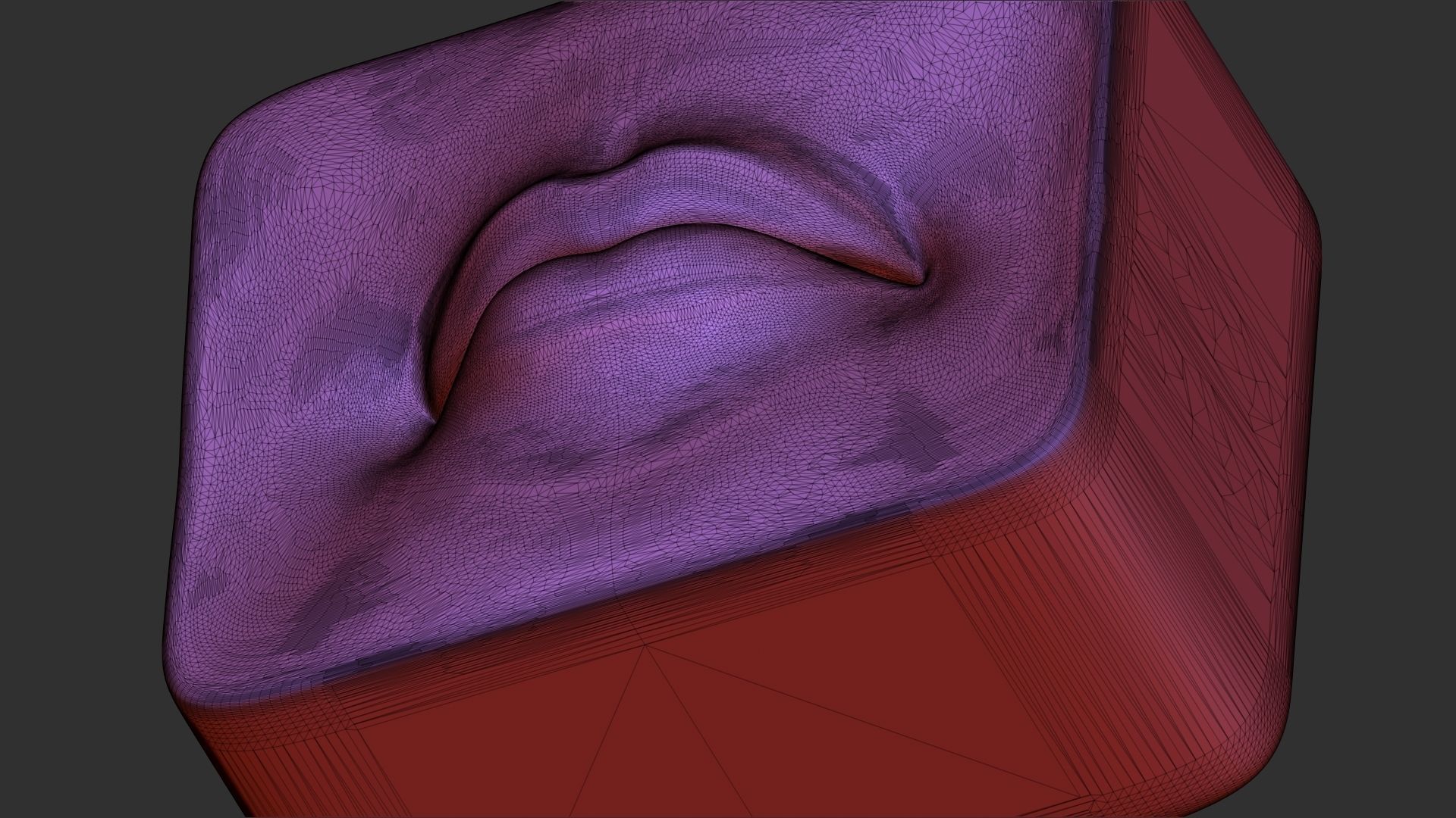 Lips 3d print model 3D print model_8