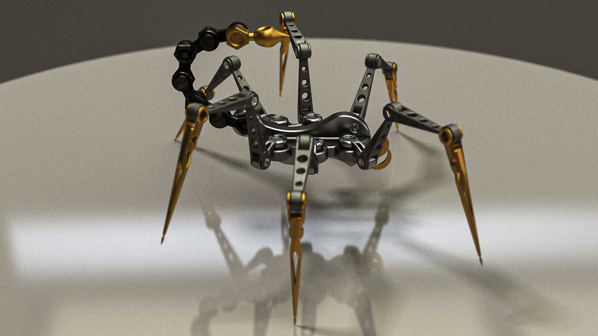 Arachnoid Mecha 3D model_1