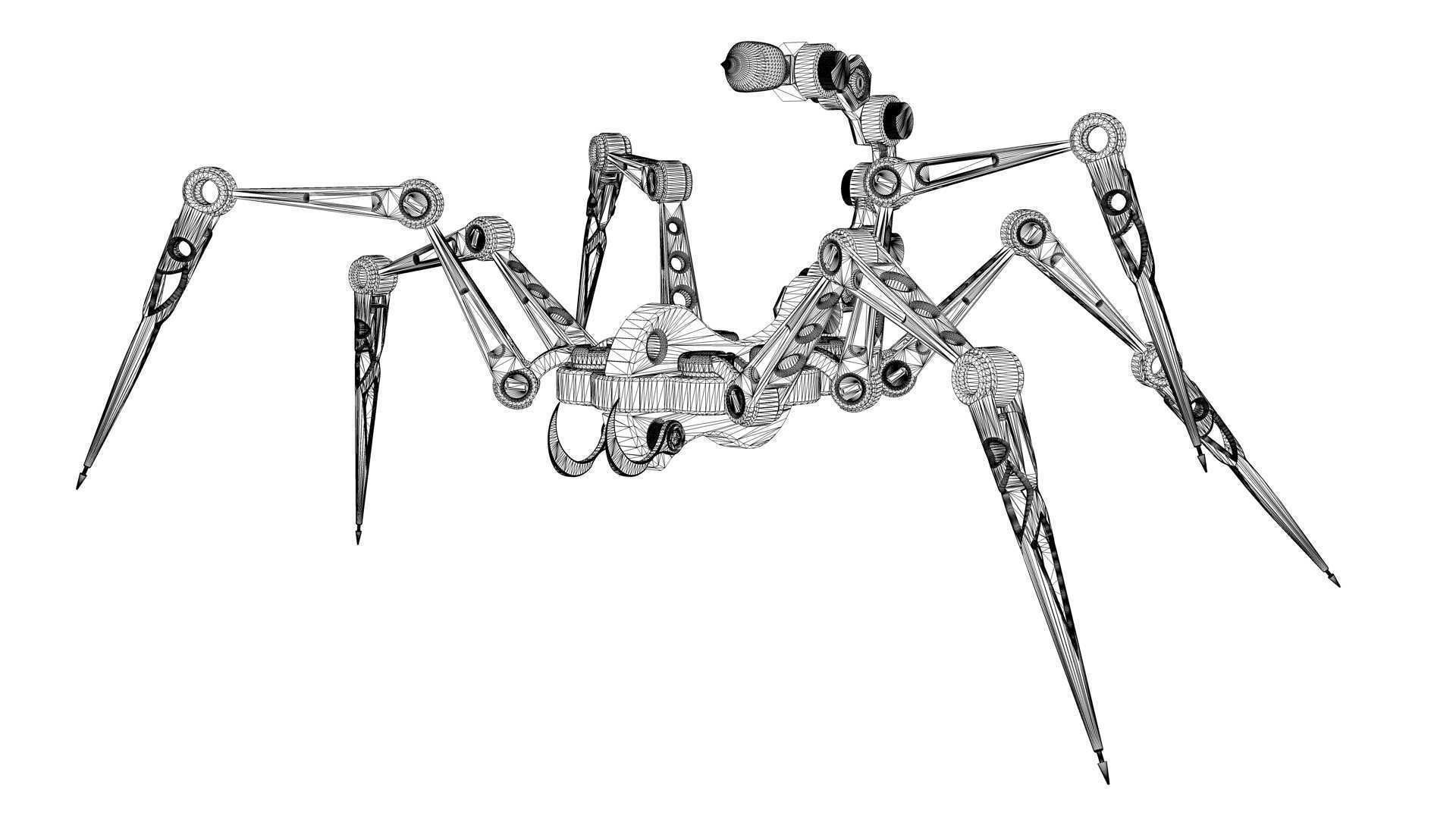 Arachnoid Mecha 3D model_22