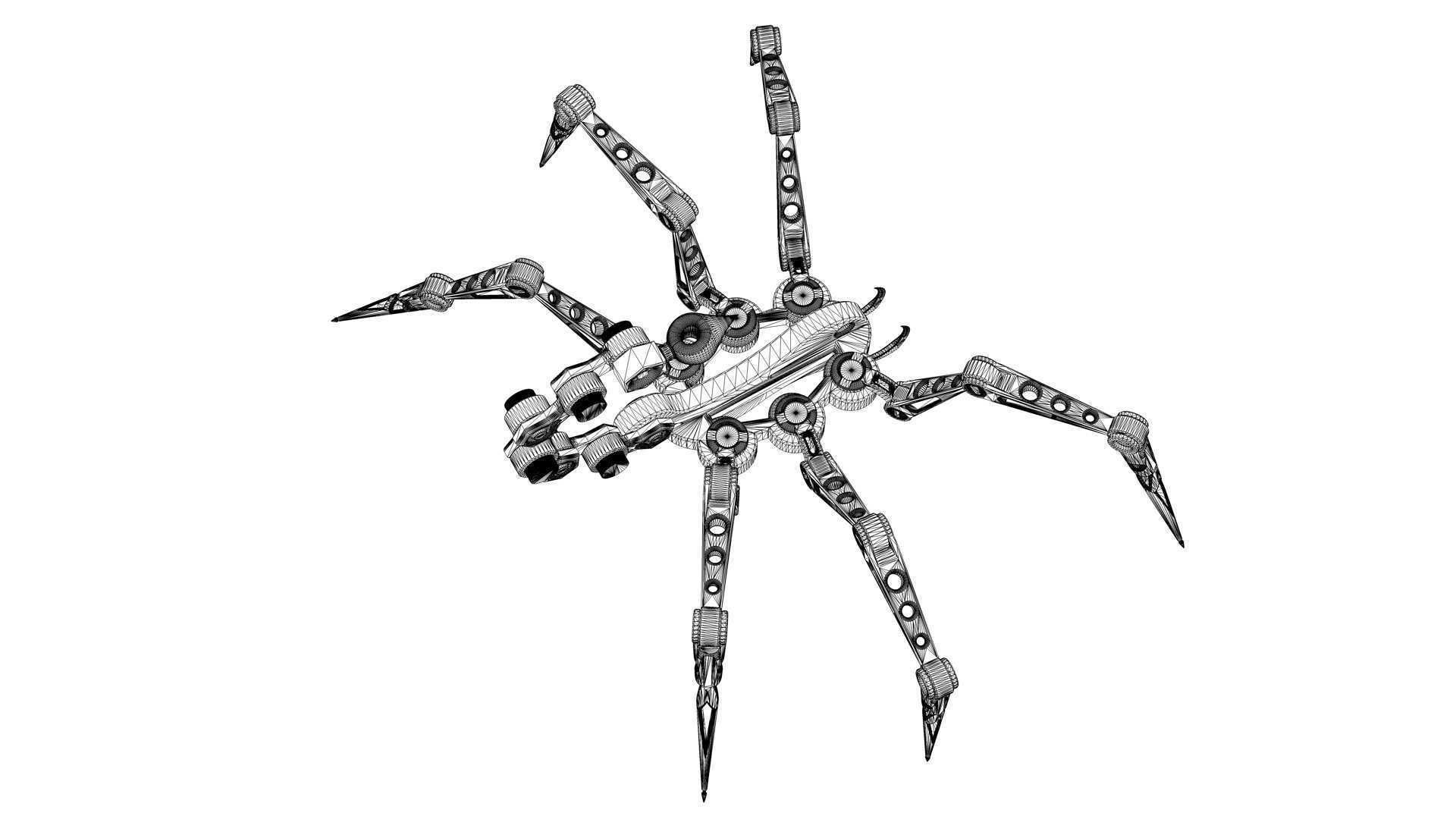 Arachnoid Mecha 3D model_18