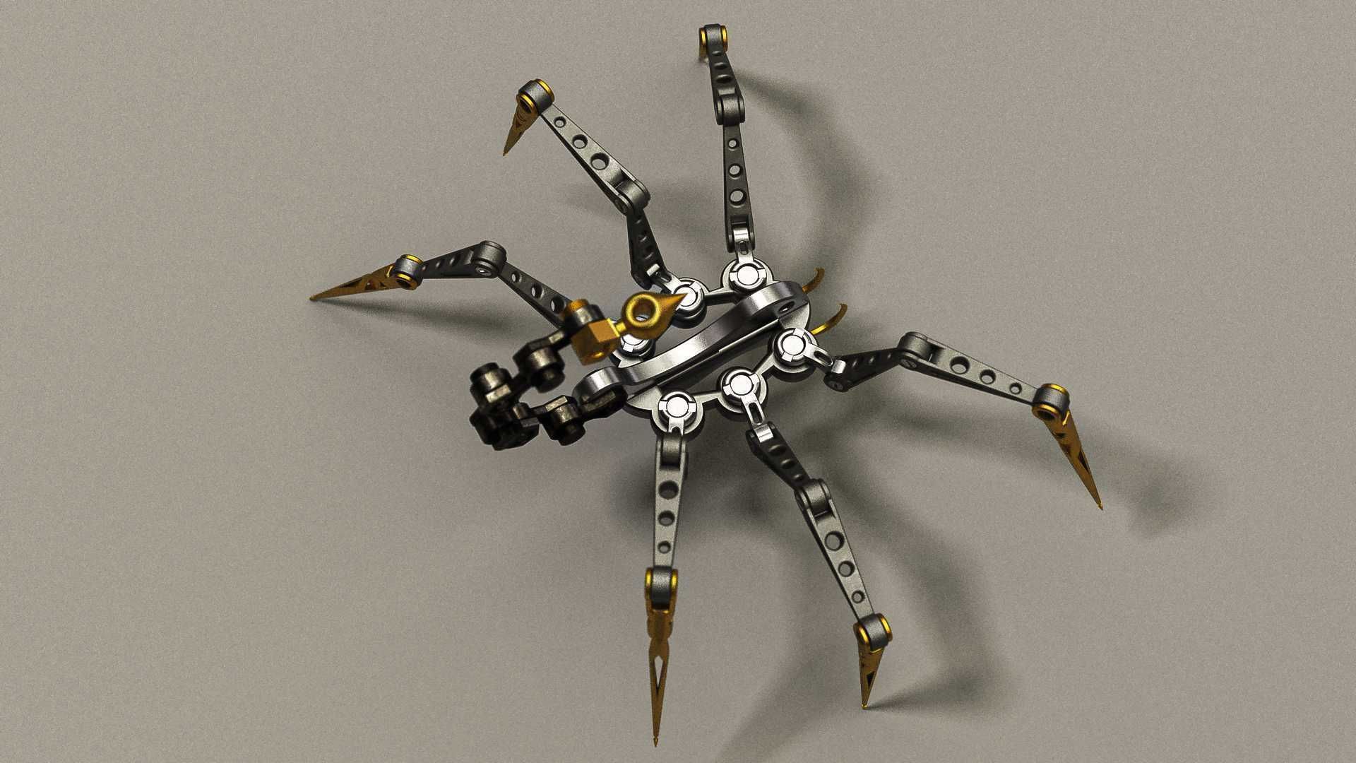Arachnoid Mecha 3D model_2