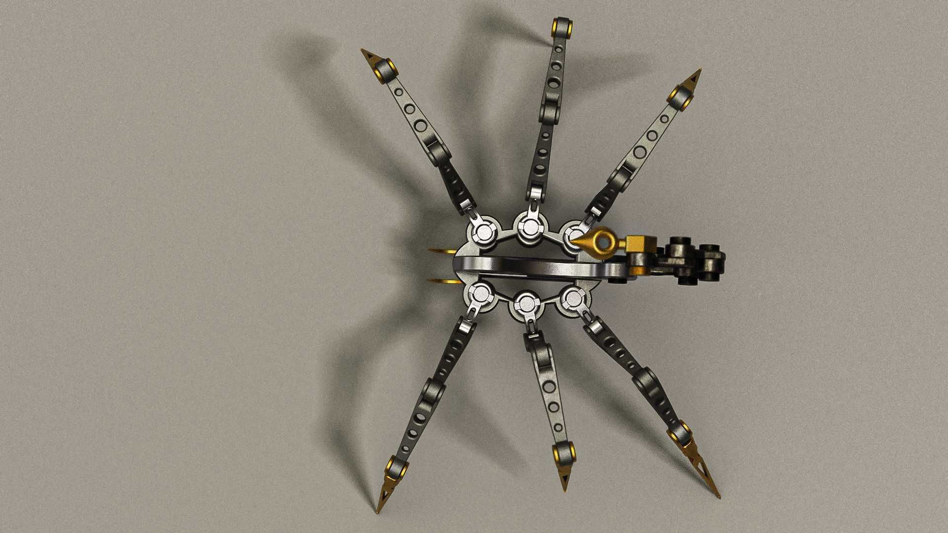 Arachnoid Mecha 3D model_7