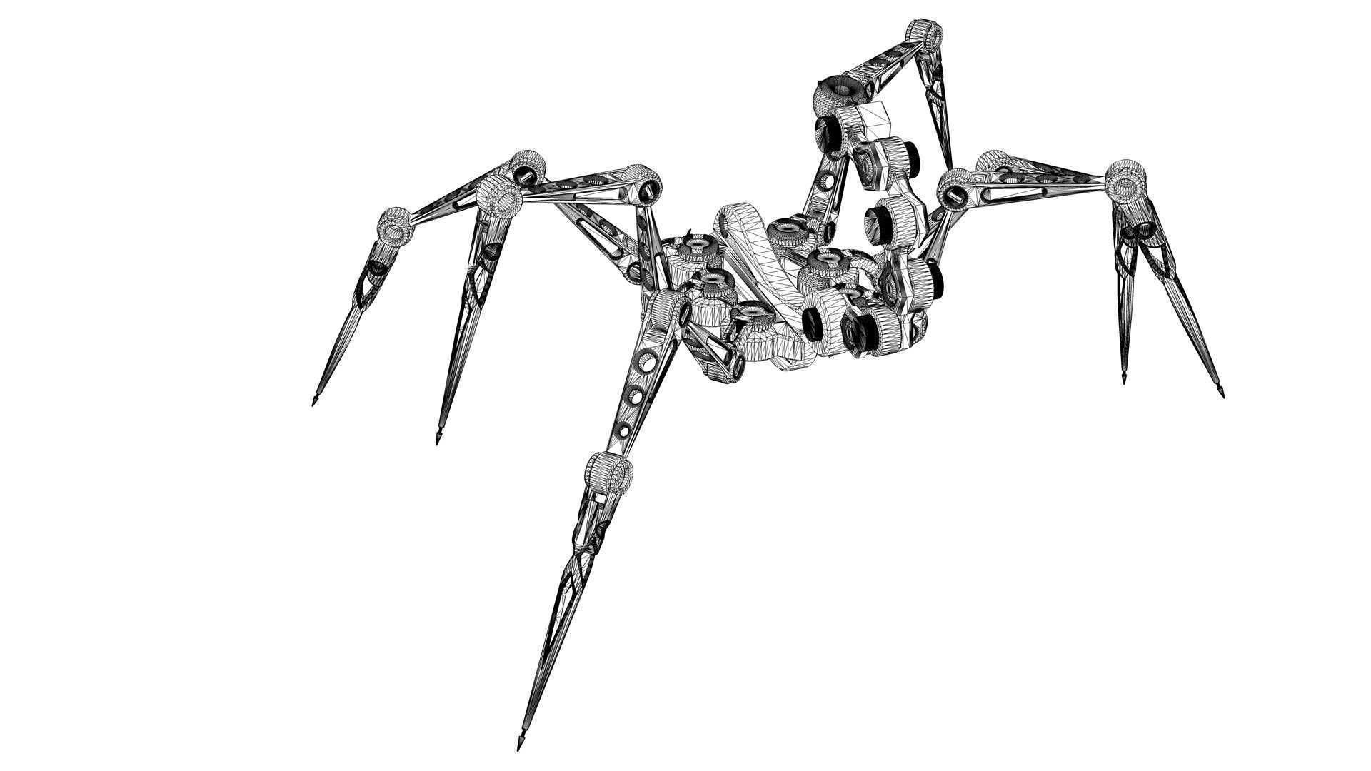Arachnoid Mecha 3D model_19