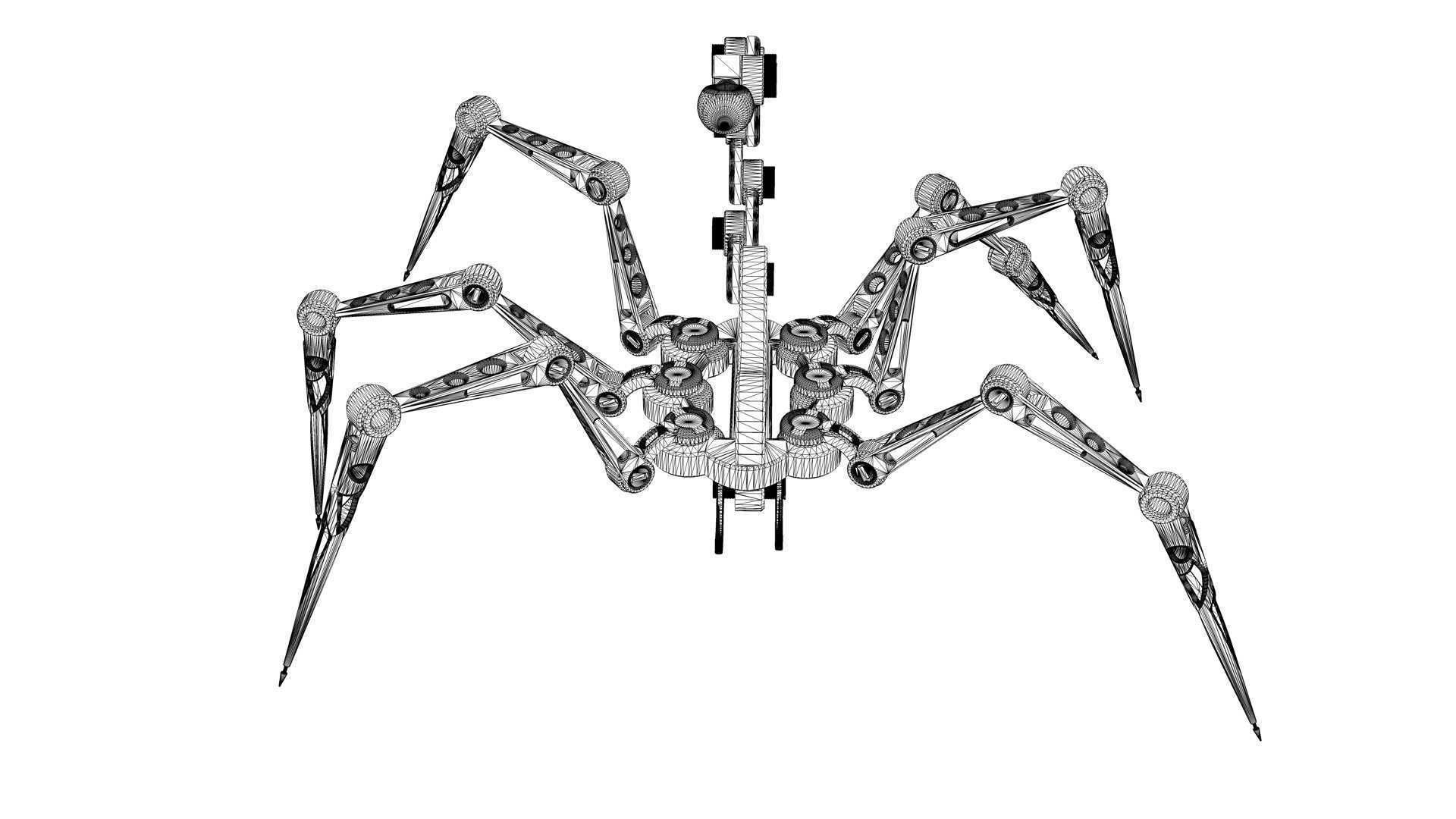 Arachnoid Mecha 3D model_23