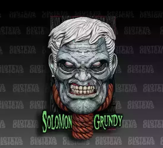 Solomon Grundy Magnet 3D model