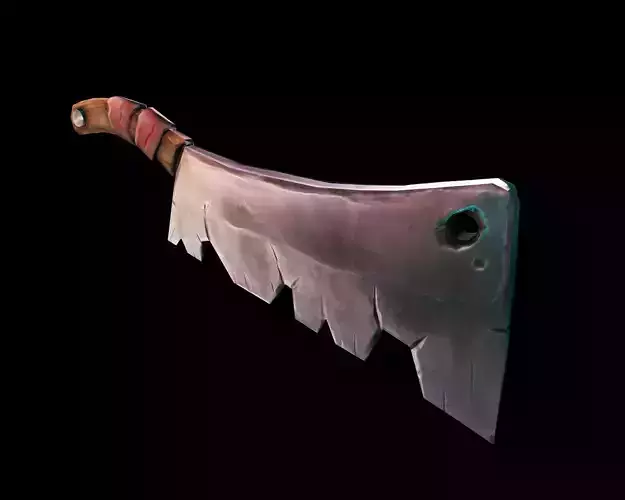 Stylized Butchers Knife