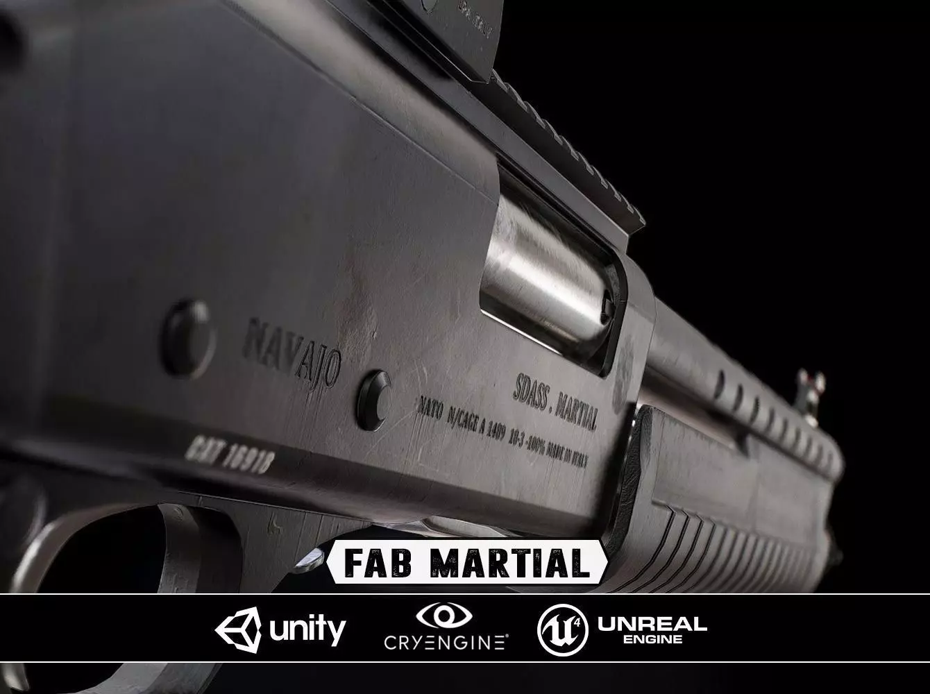 Fabram Martial - Model and Textures Low-poly 3D model_0