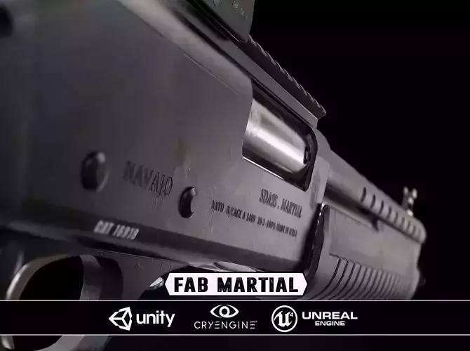 Fabram Martial - Model and Textures Low-poly 3D model