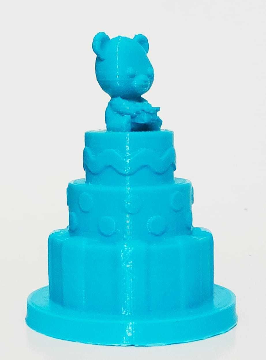 Bear Cake 3D print model_7