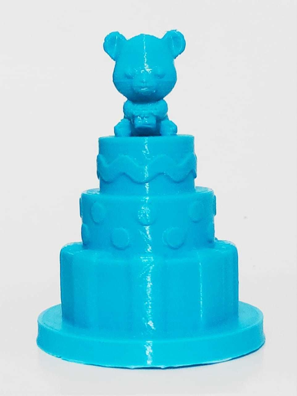 Bear Cake 3D print model_3