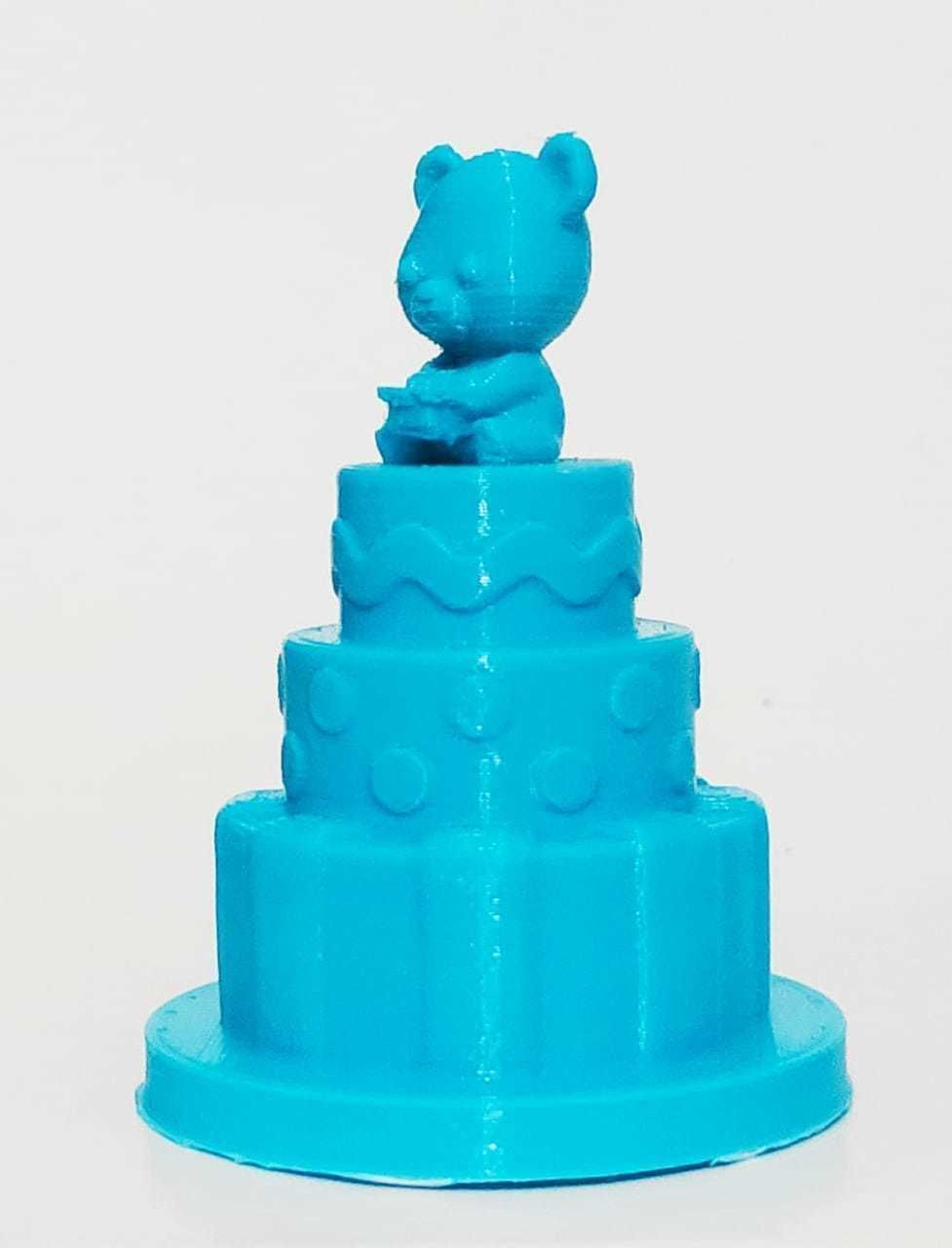 Bear Cake 3D print model_9