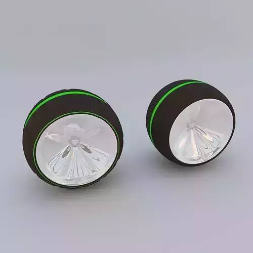 Futuristic Wheel Concept MAX 2011 3D model
