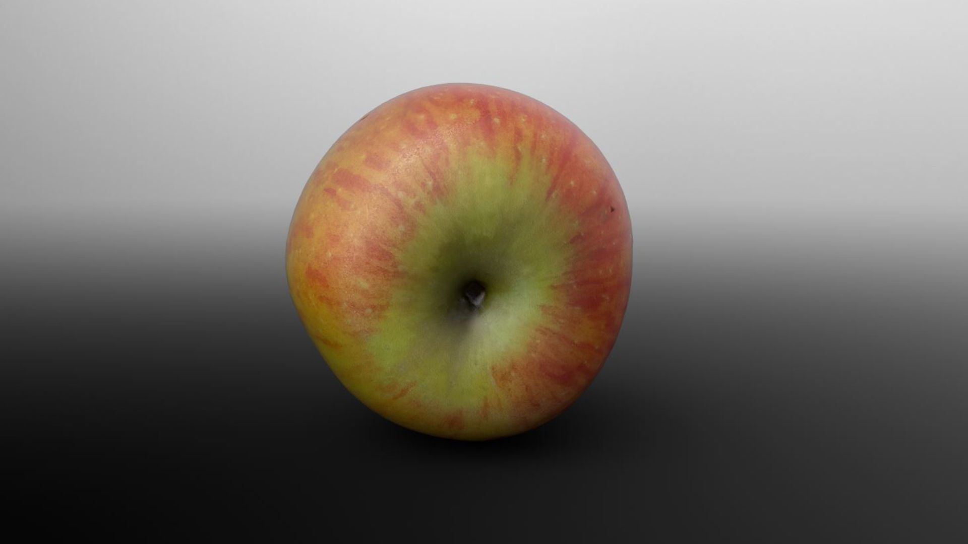 Photoscanned Apple for Unreal and Unity and FBX Free low-poly 3D model_2