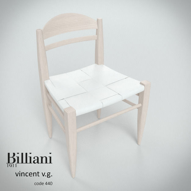 Billiani Vincent VG side chair white