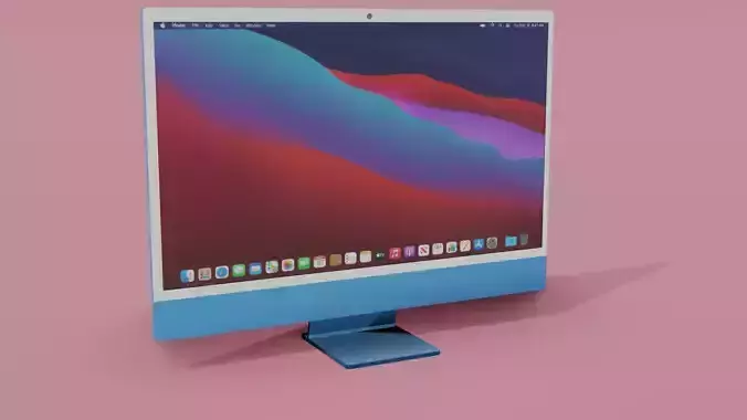 M1 imac 2021 3d model