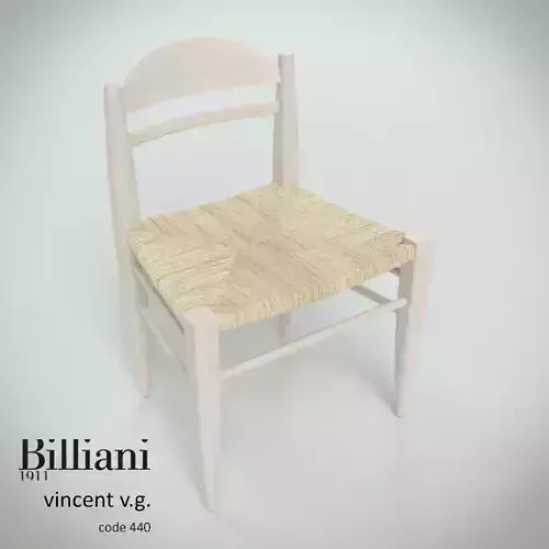 Billiani Vincent VG side chair rope 3D model