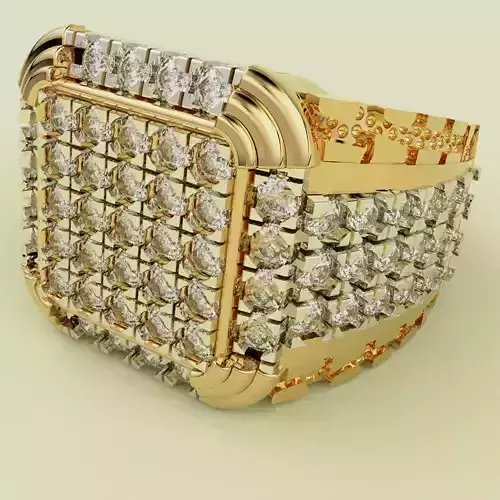 Diamond Cluster Ring 