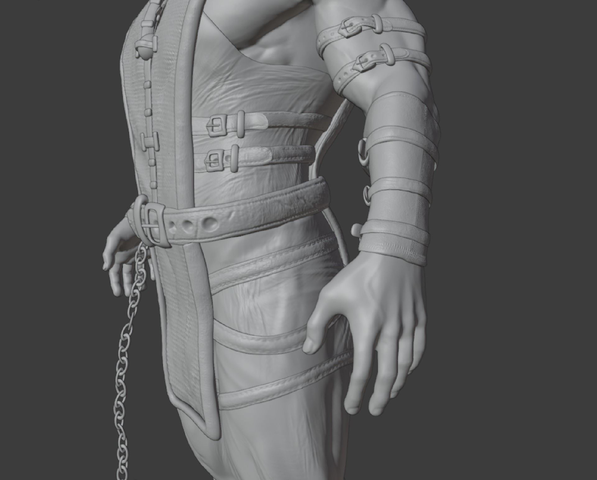 Scorpion Mortal Kombat  model  3D model_9