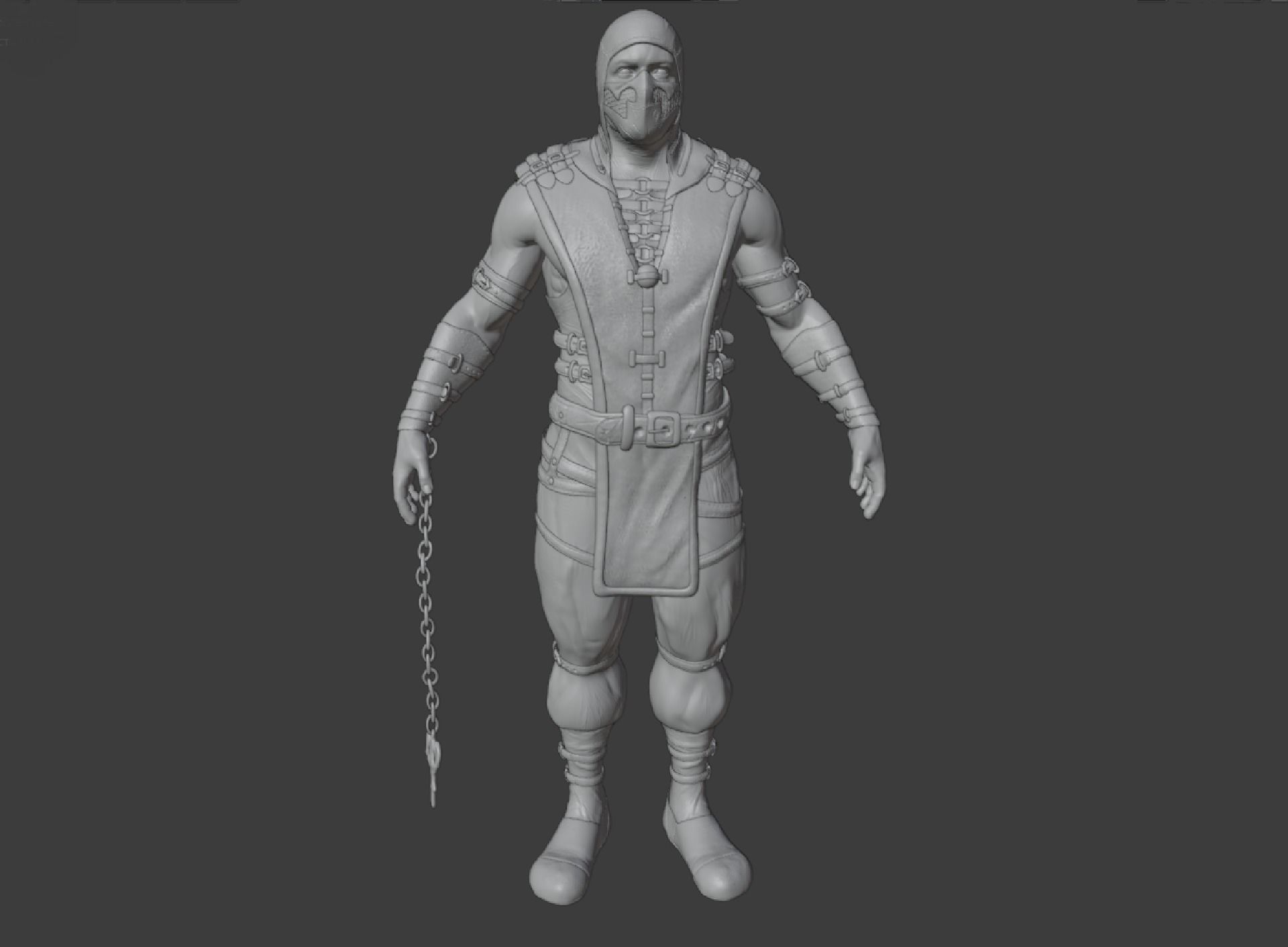 Scorpion Mortal Kombat  model  3D model_6