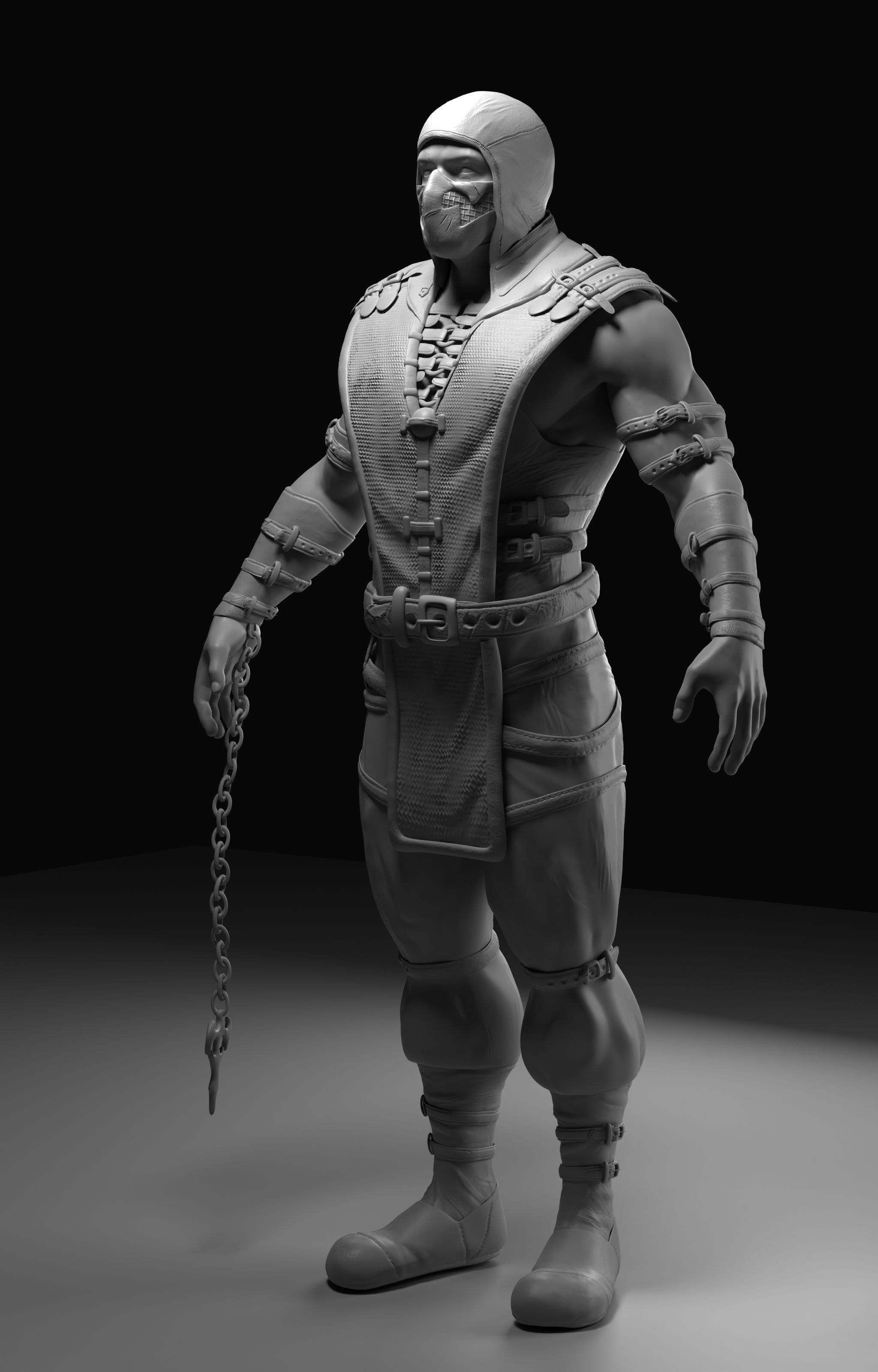 Scorpion Mortal Kombat  model  3D model_2