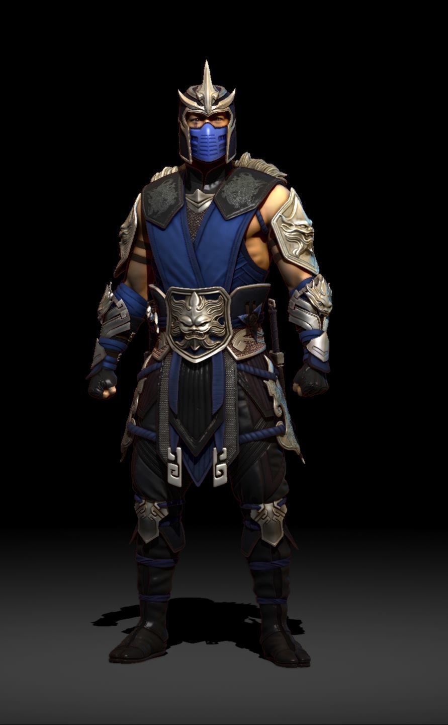 mortal kombat sub zero mk11 3D print model_2