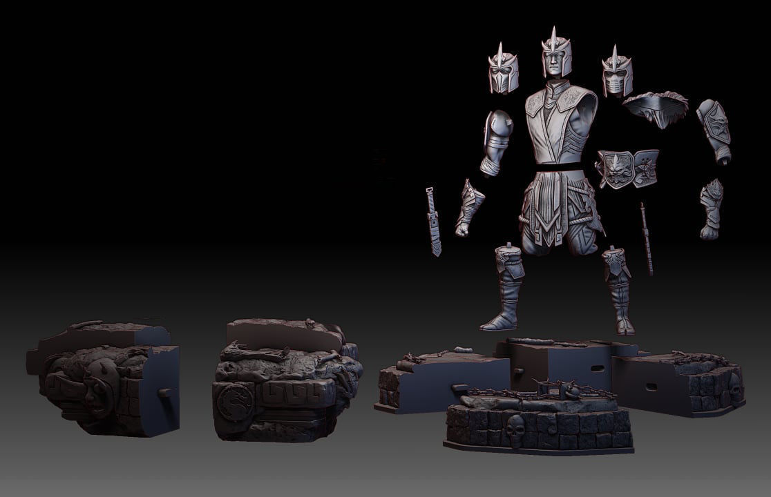 mortal kombat sub zero mk11 3D print model_9