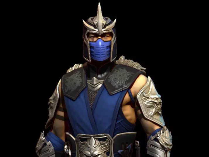 mortal kombat sub zero mk11 3D print model_0