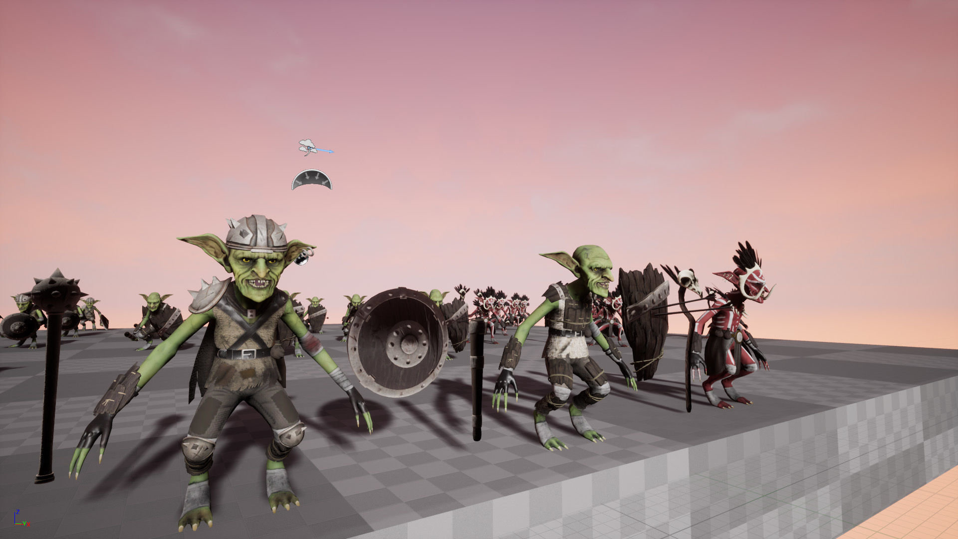 Goblins alien character Low-poly 3D model_19