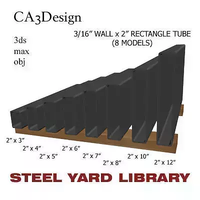 3 16in Wall x2in Rectangle Tube