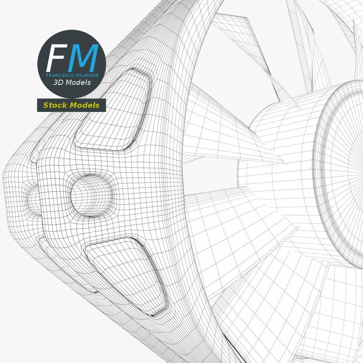 Computer fan 3D model_8