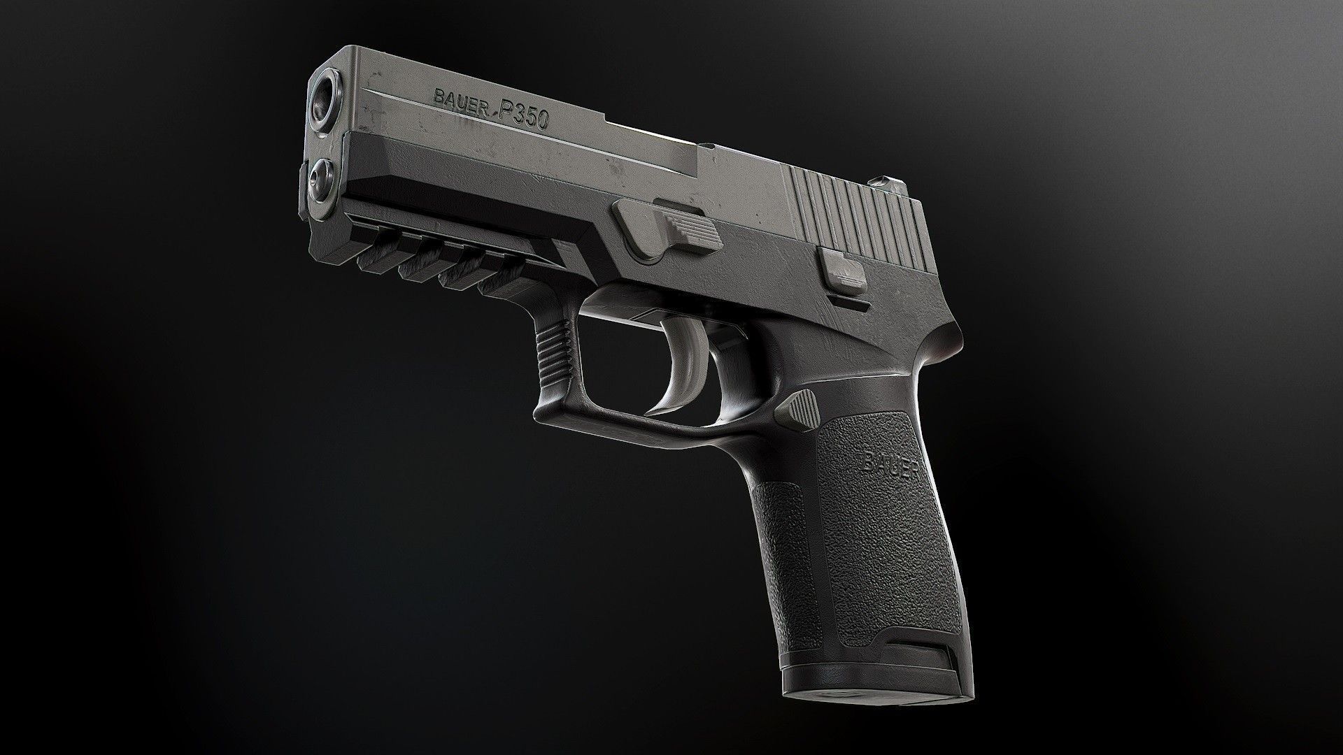 P250 - Model and Textures Low-poly 3D model_1