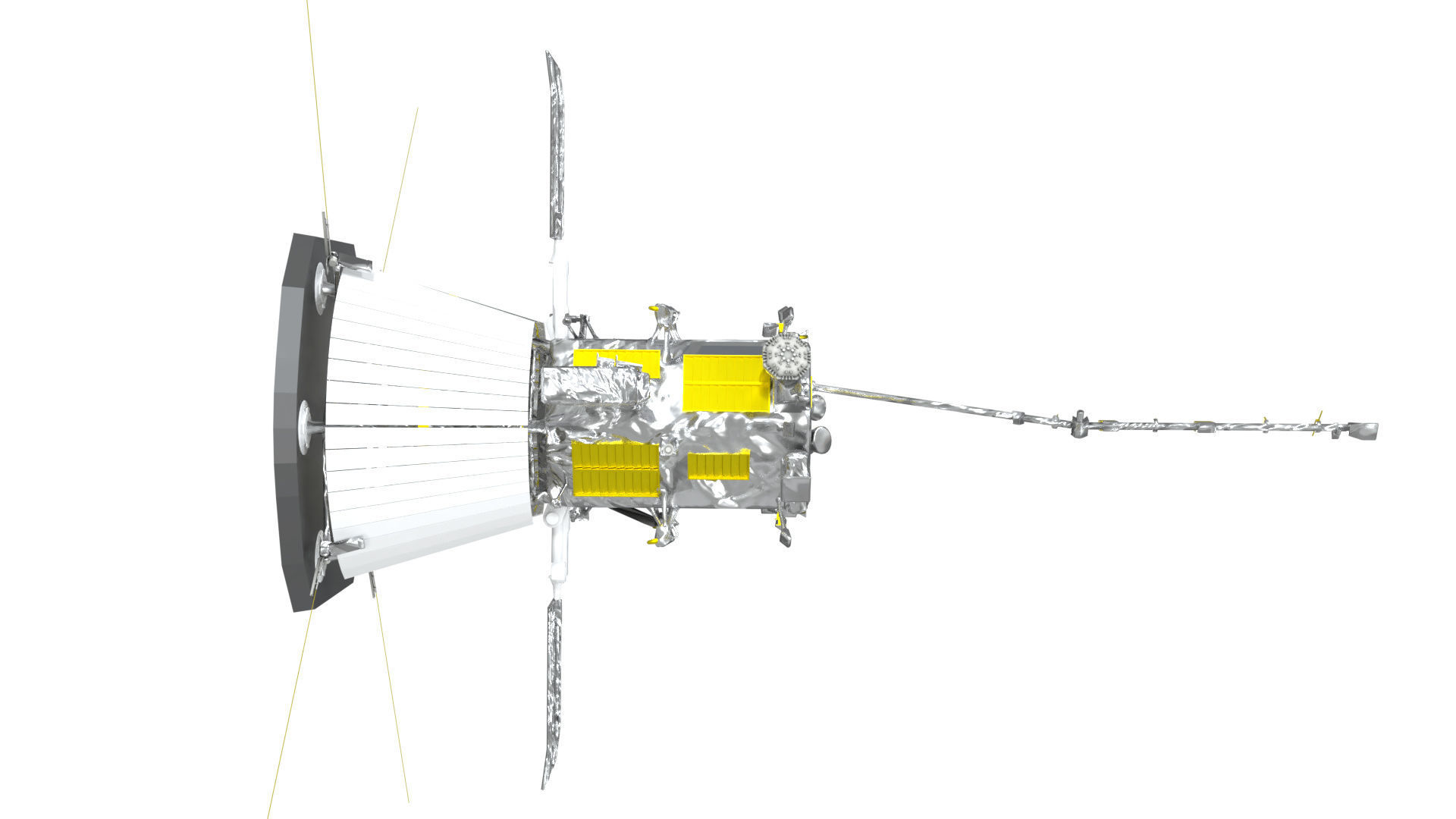 Parker-Solar-Probe spacecraft Low-poly 3D model_5