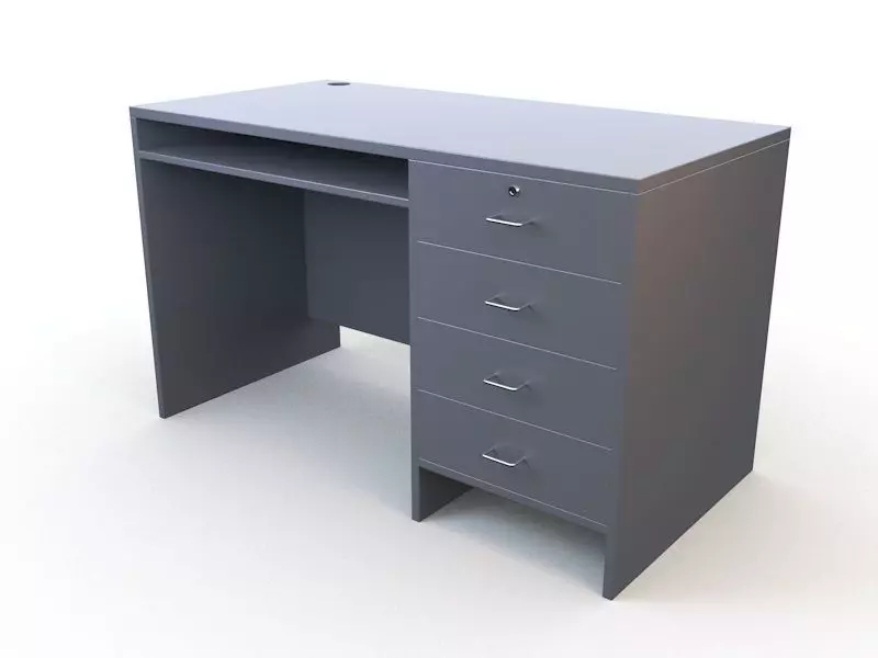 Desk mdf 3D model_0