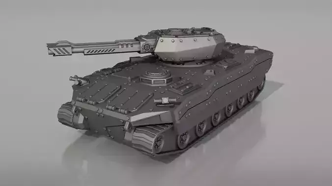 Battle tank V-2 -model for 3d printer