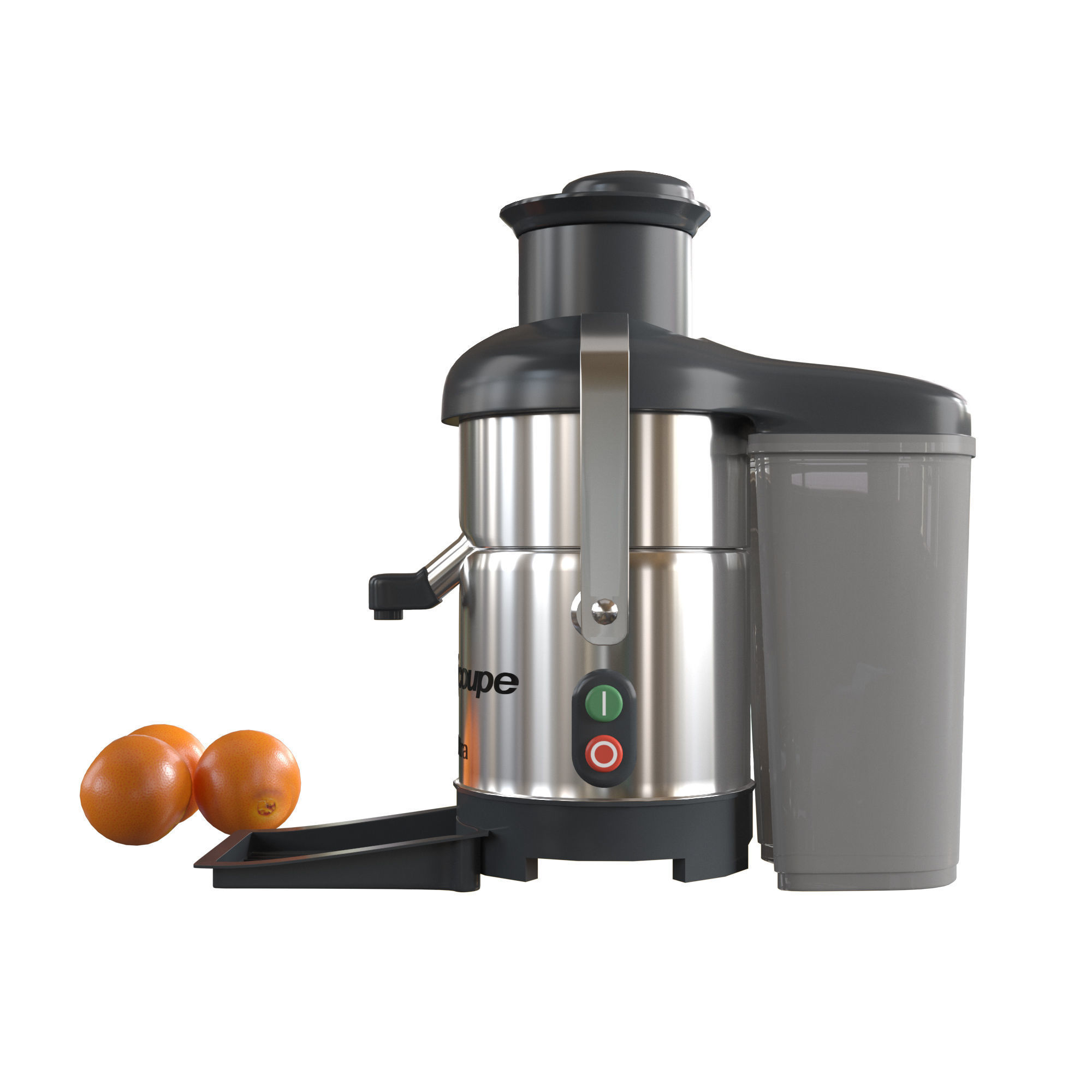 robot coupe J 80 Low-poly 3D model_4