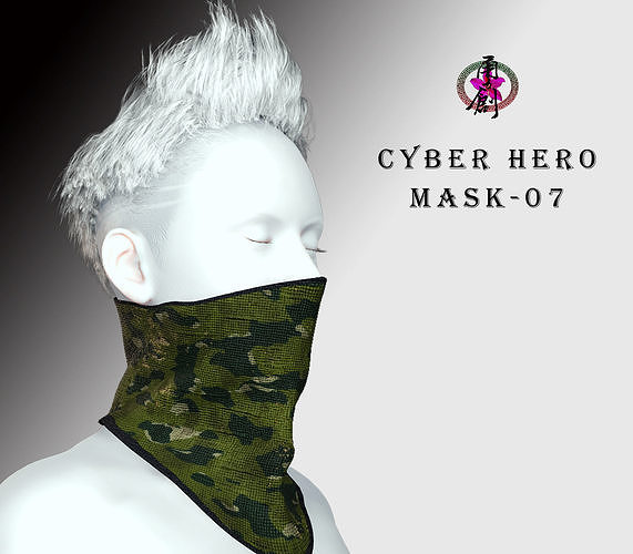 Cyber Hero - Mask07 3D model