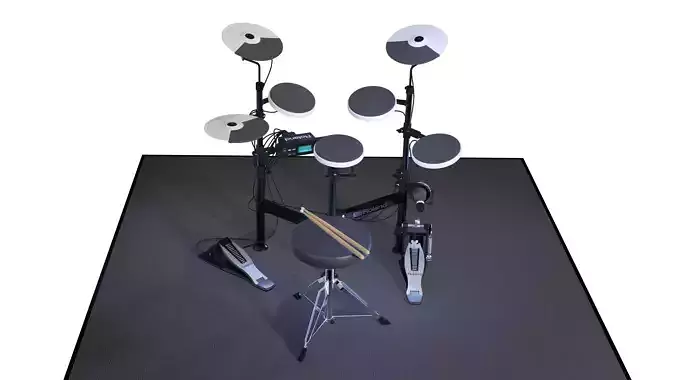 Roland V drums TD4 KP Compact Electronic Drums kit model 3D model