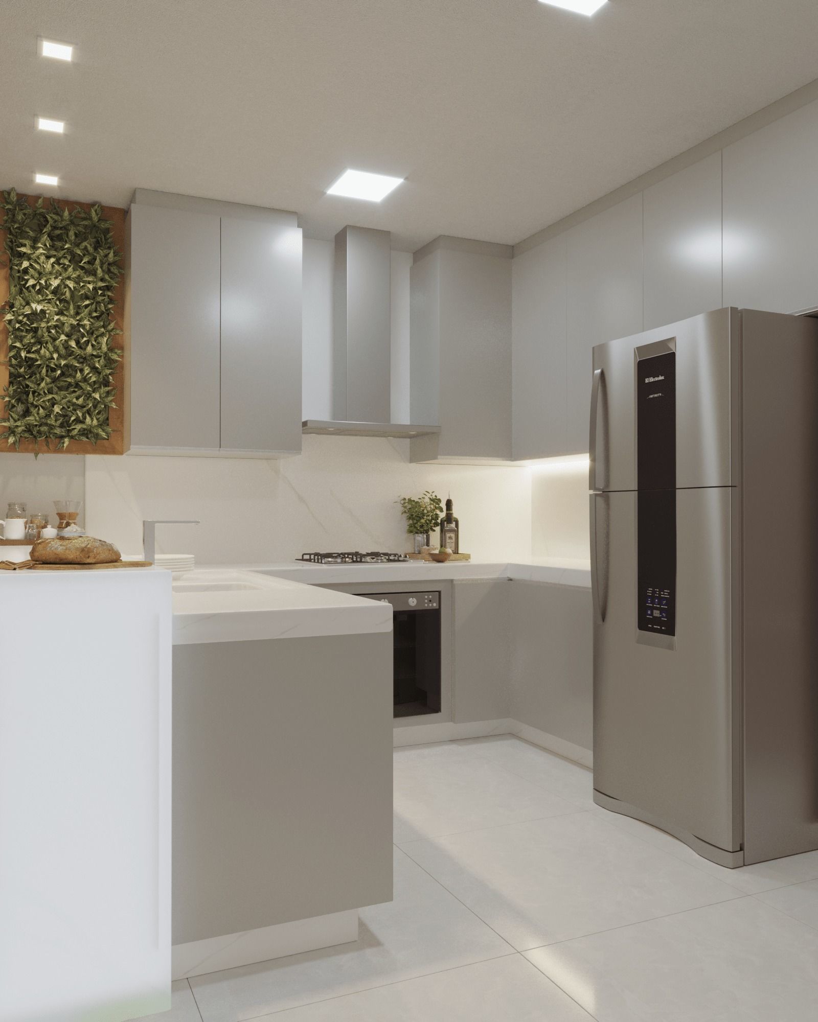 Modern kitchen 3D model_1