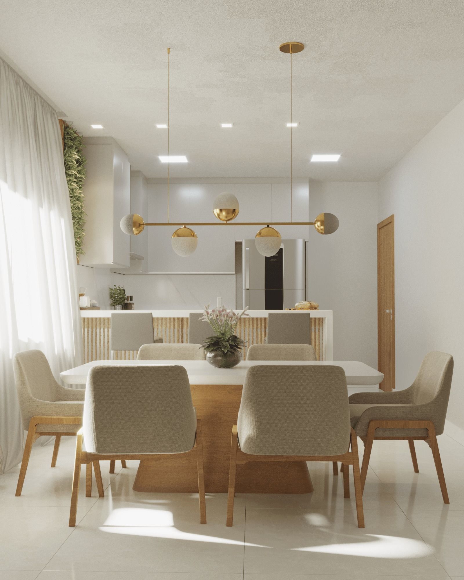 Modern kitchen 3D model_4