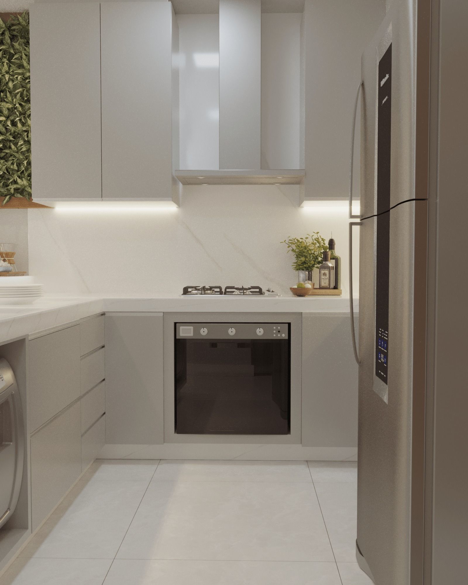 Modern kitchen 3D model_3