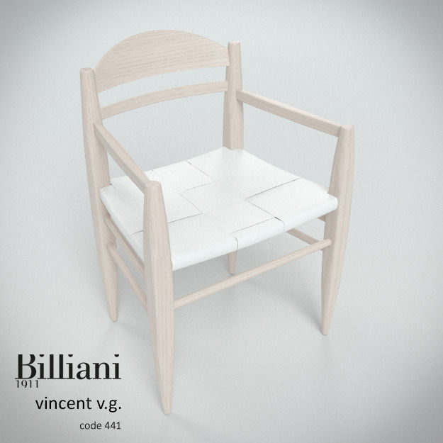 Billiani Vincent VG armchair white