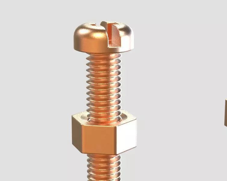 M3 Screws and Nuts Set 3D print model_0