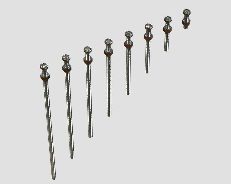 M3 Screws and Nuts Set 3D print model_17
