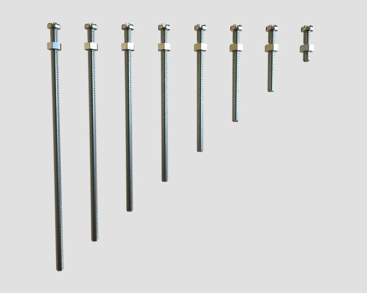 M3 Screws and Nuts Set 3D print model_14