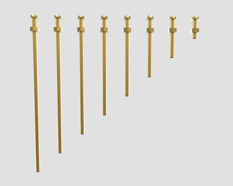 M3 Screws and Nuts Set 3D print model_12