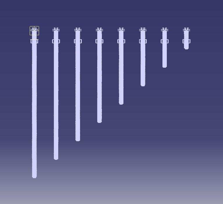 M3 Screws and Nuts Set 3D print model_7